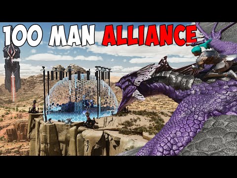 How We EVICTED A 100 MAN ALLIANCE From Our HOME MAP - Ark Small Tribes