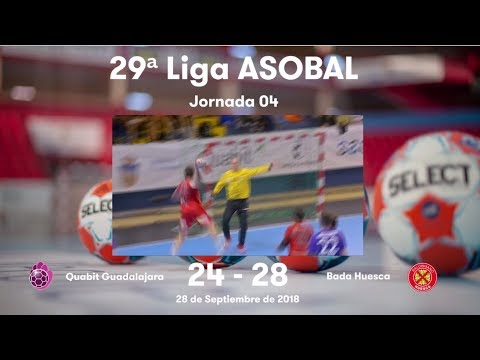 LIGA ASOBAL J04: Quabit Guadalajara - Bada Huesca 24-28