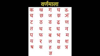 Hindi Alphabets | हिंदी अक्षर | वर्णमाला |