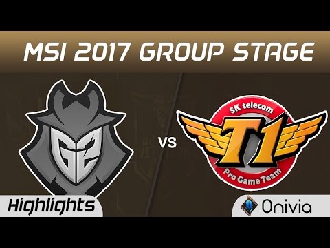 G2 vs SKT Highlights MSI 2017 Group Stage G2 Esports vs SK Telecom T1 by Onivia