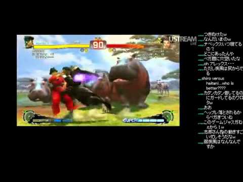 SSF4 AE 渋谷配信（仮） Shiro（Makoto）vs ikoma devil （Vega）Matches (FT10)