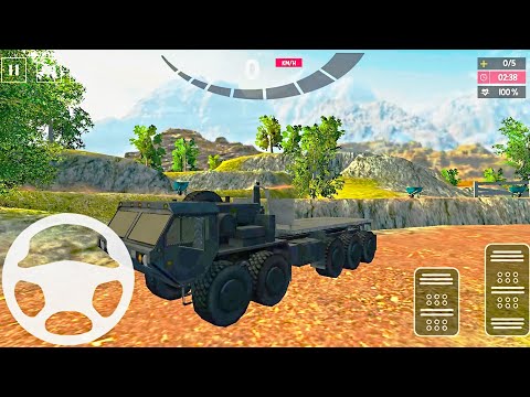 Army Trucks Simulator - Offroad Hill Climbing Army Truck Driving #2 | Android GamePlay