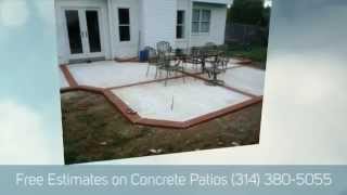 preview picture of video '(314) 380-5055 Concrete Patio St Ann MO 63074'