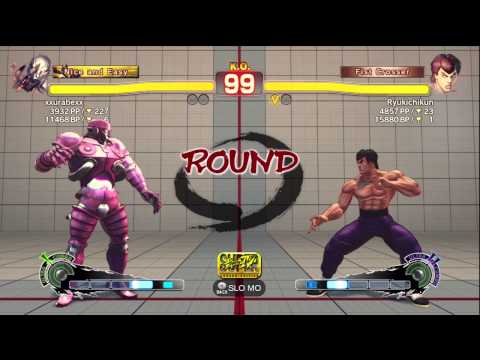 SSF4 AE xxurabexx (Seth) VS. Ryukichikun (Fei Long) Rank