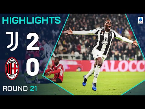 JUVENTUS-MILAN 2-0 | HIGHLIGHTS | Quickfire double wins it for Juve | Serie A 2024/25