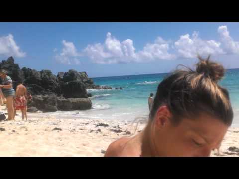 About to snorkel at Church's Bay