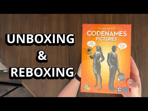 Codenames: Pictures - Unboxing & Reboxing - What's in the Box?