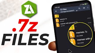 How To Open .7z Files on Android