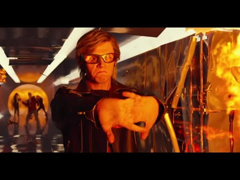 Quicksilver Saves Everyone From Mansion Scene - Black Betty - X-Men: Apocalypse (2016) Movie Clip