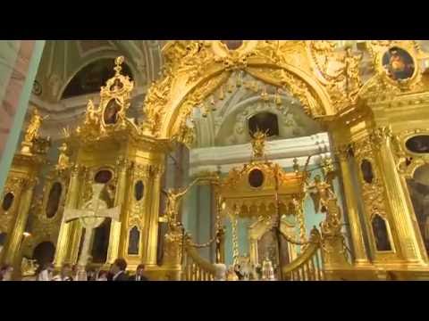 Orthodox Patriarch of Moscow serves Liturgy, the Feast of Peter and Paul