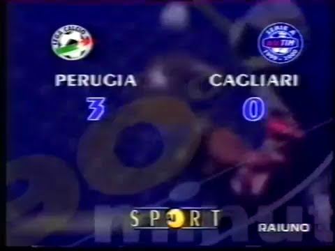 1999-00 (3a - 18-09-1999) Perugia-Cagliari 3-0 [Nakata,Materazzi,Melli] Servizio 90°Minuto Rai1