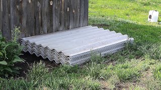 An Arizona farmer showed how he uses old slate for a roof. This idea is worthy of a Nobel Prize