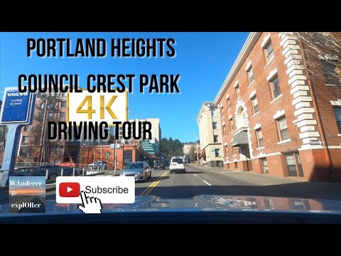 Portland Heights/ Council Crest Park | 4K 🚘 Driving Tour | Portland, Oregon