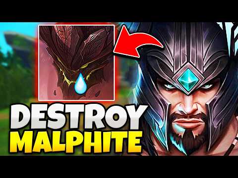 Making Malphite players SUFFER is always a fun time... (RANK 1 TRYNDAMERE)