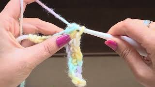 Half Double Crochet stitch tutorial thumbnail