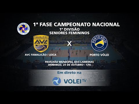 AVC Famalicão/Leica vs Porto Volei - Campeonato Nacional 1ª Divisão Femininos