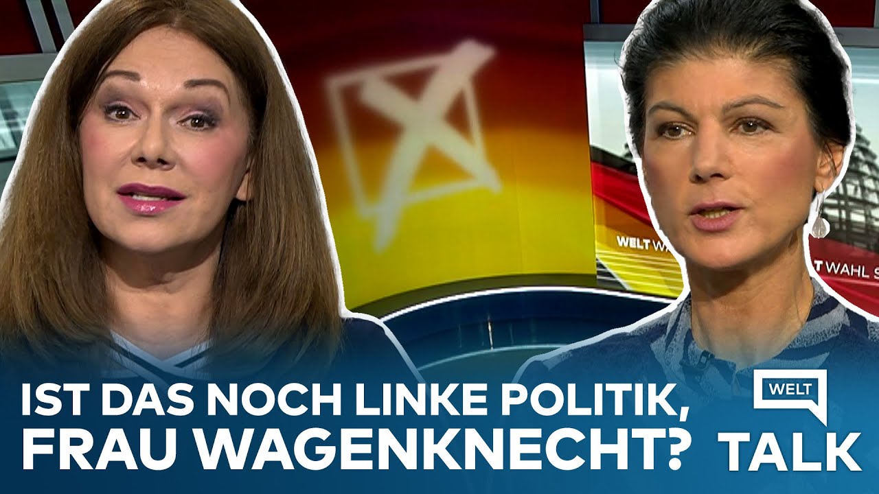 BSW WILL FÜR UNIONSANTRAG STIMMEN: Ist das noch linke Politik, Frau Wagenknecht? | WELT TALK SPEZIAL