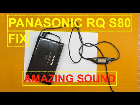 Panasonic RQ S80 walkman - cassette player repair fix belt change AMAZING SOUNDING UNIT #japan E0138