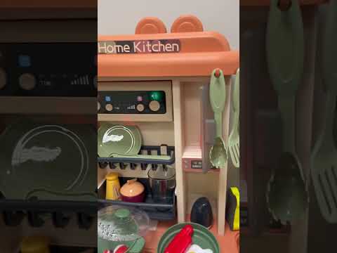 фото детская кухня с водой и паром, (свет, звук) 43 предмета, арт.889-184 0