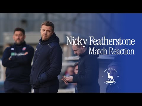 Match Reaction | Nicky Featherstone v Aldershot Town