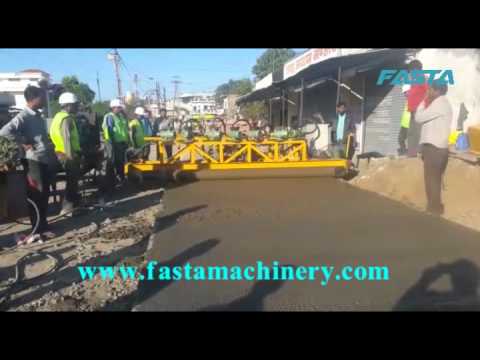 concrete vibrator paver machine
