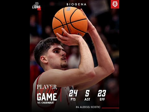 2025.03.07 Aleksej Kostic vs. Gunners Oberwart (24pts, 5ast, 3reb, 1stl)