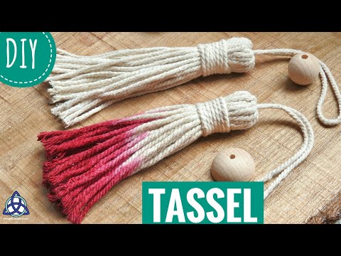 How to Make Tassel DIY - Macrame Wall Hanging Boho Craft