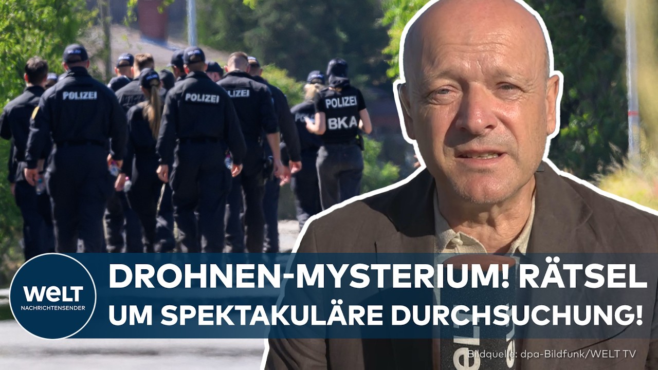 MYSTERIÖSER DROHNEN-GROSSEINSATZ: "Es gab Hinweise!" – Großes Rätsel um spektakuläre Durchsuchung!