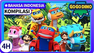 Download lagu 【GOGODINO EXPLORERS II】Episode penuh | EP01-26 Kompilasi | Kartun Anak | Lagu | Indonesia | Musim 4 mp3