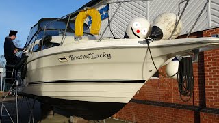 Working on a Boat / Yacht - Winterising, New Horn & Cutting in New Portholes - PART 1 of 2