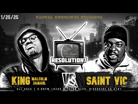 King Malcolm Jamahl vs Saint Vic