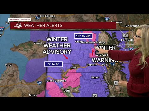 Snow tonight for Denver, more snow for New Year's
