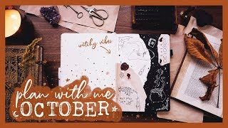 PLAN WITH ME | October 2019 Bullet Journal Set Up - YouTube