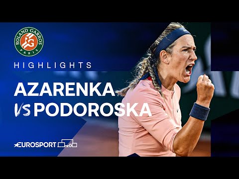 Victoria Azarenka vs Nadia Podoroska | Round 1 | French Open 2024 Highlights 🇫🇷