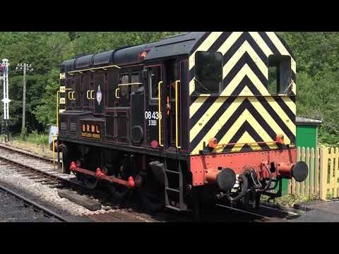 BR 0-6-0 class 08 436 Shunter on the Swanage Railway  01/07/21