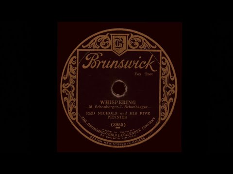 1928 Red Nichols (And His Five Pennies) - Whispering