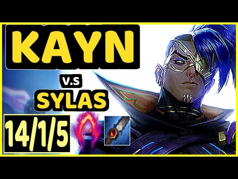 KEIO (KAYN) vs SYLAS - 14/1/5 KDA JUNGLE CHALLENGER GAMEPLAY - BR