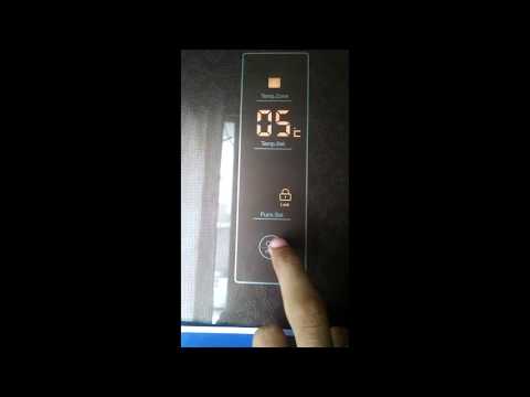 How to use touch control system of haier refrigerator
