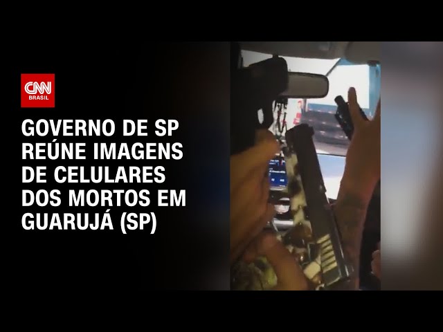 Governo de SP reúne imagens de celulares dos mortos em Guarujá (SP) | CNN 360º