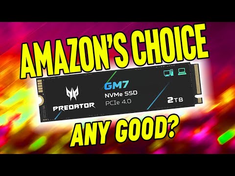 Predator M.2 SSD 2TB GM7000 with DRAM cache NVMe 1.4 2280 PCIe Gen4×4 Ultra high speed (maximum read: 7400MB/s, max write: 6700MB/s) 3D NAND TLC Internal SSD Compatible with PS5 Pro - BL.9BWWR.106 video review thumbnail