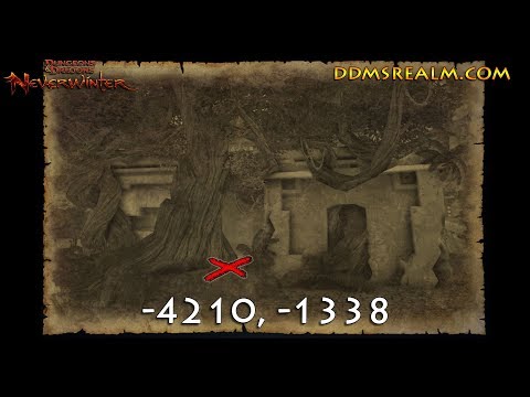 Neverwinter - TOA - Lost City of Omu Treasure Map Location - Root Ruins