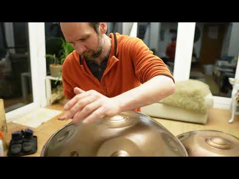 Handpan Meditation with Strings by Jan Tao (Taopan Handpan)