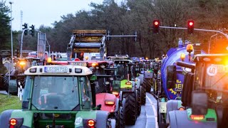 Bauernproteste und mögliche  Lokführerstreiks in Deutschland