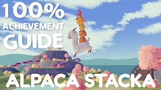 Alpaca Stacka | Full Walkthrough | Longplay | 100% Achievement Guide | No Commentary