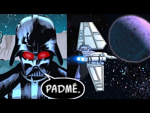 DARTH VADER DISCOVERS WHERE PADME WENT TO BIRTH LUKE(CANON) - Star Wars Comics Explained