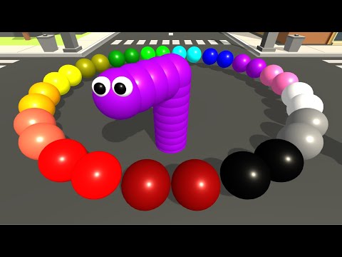 Escape from the Slither🐛 Marble Race