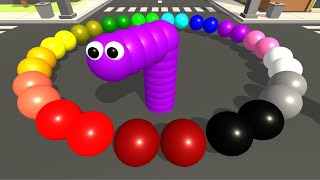 Escape from the Slither🐛 Marble Race
