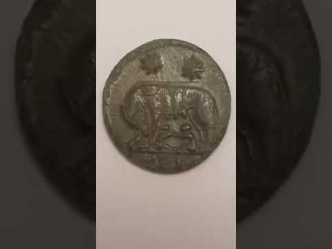 Roman Constantine I 330 - 337 AD Follis She wolf & Twins