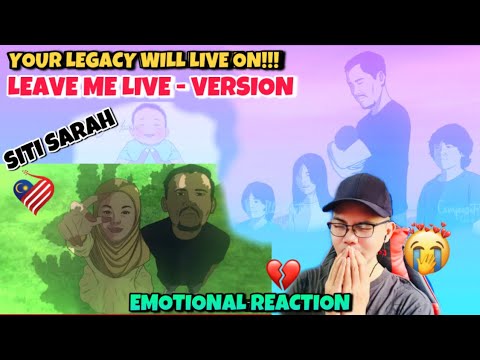 EMOTIONAL REACTION TO - TINGGALKAN DIRIKU LIVE VERSION - SITI SARAH 🇲🇾 (REACTION) @ShuibChannel