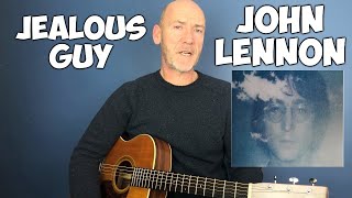 Jealous Guy - John Lennon - Guitar lesson by Joe Murphy